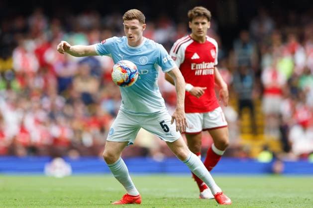 Elliot Anderson of Manchester City in action Arsenal v Manchester City, FA Community Shield, Principality Stadium, Cardiff, UK - 16 Aug 2026Cardiff Principality Stadium United Kingdom EDITORIAL USE ONLY No use with unauthorised audio, video, data, fixture lists, club league logos or live services. Online in-match use limited to 120 images, no video emulation. No use in betting, games or single club league player publications.  Copyright: xMattxImpey Shutterstockx 17096419bu