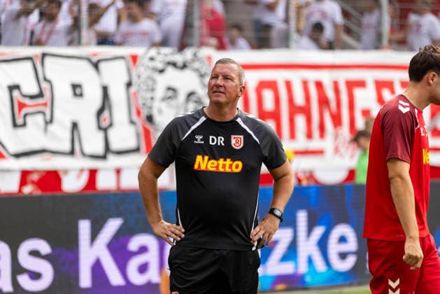 16.08.2026, Fussball, GER, Saison, 3.Liga, Saision 2026 2027, 02. Spieltag, SSV Jahn Regensburg - 1.FC Saarbrücken Dennis Rudel (Torwarttrainer SSV Jahn Regensburg) DFL REGULATIONS PROHIBIT ANY USE OF PHOTOGRAPHS AS IMAGE SEQUENCES AND OR QUASI-VIDEO. *** August 16, 2026, Soccer, GER, Season, 3rd Division, 2026–2027 Season, Matchday 2, SSV Jahn Regensburg vs. 1. FC Saarbrücken, Dennis Rudel, Goalkeeper Coach, SSV Jahn Regensburg. DFL regulations prohibit any use of photographs as image sequences and or quasi-video.