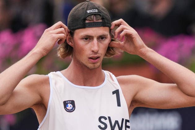 260816 Jacob Hölting Nilsson of Sweden ahead of the Beach volleyball, Beachvolleyball European Championship, EM, Europameisterschaft final on August 16, 2026 in Stare Jablonki. Photo: Aleksandra Szmigiel BILDBYRAN COP 291 AZ0007 bbeng beachvolleyboll beach volleyball sandvolleyball em cev eurobeachvolley 2026 beachvolleyboll-em beach volleyball european championship sverige sweden final *** August 16, 2026: Jacob Hölting Nilsson of Sweden ahead of the Beach Volleyball European Championship final on August 16, 2026 in Stare Jablonki. Photo by Aleksandra Szmigiel. BILDBYRAN COP 291 AZ0007 bbeng beachvolleyboll beach volleyball sandvolleyball em cev eurobeachvolley 2026 beachvolleyboll em beach volleyball european championship sverige sweden final  Copyright: ALEKSANDRAxSZMIGIEL BB260816BB431