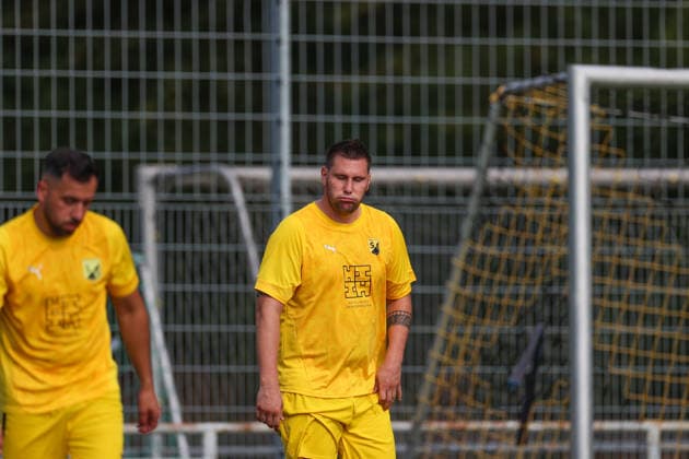 Unzufireden Niklas Suele (SV Tiefenbach, 22), SV Tiefenbach vs. SG Kirchardt, Fussball, bfv - Kreisliga Sinsheim, 1. Spieltag, 2026 2027, 16.08.2026, SV Tiefenbach vs. SG Kirchardt, Fussball, bfv - Kreisliga Sinsheim, 1. Spieltag, 2026 2027, 16.08.2026 Östringen *** Niklas Suele, SV Tiefenbach, 22, SV Tiefenbach vs. SG Kirchardt, Soccer, bfv Sinsheim District League, Matchday 1, 2026–2027, August 16, 2026, SV Tiefenbach vs. SG Kirchardt, Soccer, bfv Sinsheim District League, Matchday 1, 2026–2027, August 16, 2026, Östringen Copyright: xEibner-Pressefoto VornamexNachnax EP_JPA
