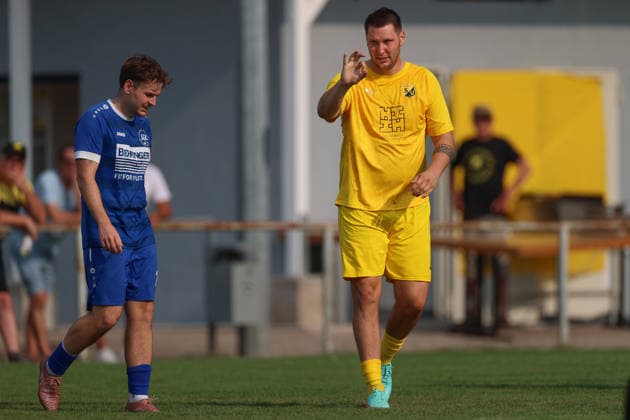 Niklas Suele (SV Tiefenbach, 22), SV Tiefenbach vs. SG Kirchardt, Fussball, bfv - Kreisliga Sinsheim, 1. Spieltag, 2026 2027, 16.08.2026, SV Tiefenbach vs. SG Kirchardt, Fussball, bfv - Kreisliga Sinsheim, 1. Spieltag, 2026 2027, 16.08.2026 Östringen *** Niklas Suele, SV Tiefenbach, 22, SV Tiefenbach vs. SG Kirchardt, Soccer, bfv Sinsheim District League, Matchday 1, 2026–2027, August 16, 2026, SV Tiefenbach vs. SG Kirchardt, Soccer, bfv Sinsheim District League, Matchday 1, 2026–2027, August 16, 2026, Östringen Copyright: xEibner-Pressefoto VornamexNachnax EP_JPA