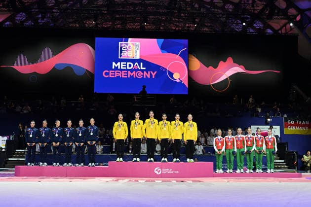 OTHER - Gymnastics - 42nd Rhythmic gymnastics, Rhythmische Sportgymnastik, RSG World Championships Photo by IPA ABACAPRESS.COM87543028 - WCh Rhythmics photographed at Feste Halle Messe, Frankfurt on August 16, 2026, by Filippo Tomasi Photography during the 42nd Rhythmic Gymnastics World Championships, Gymnastics in Frankfurt am Main, Germany, August 16, 2026 Frankfurt am Main Germany  Copyright: xIPAxSport ABACAx
