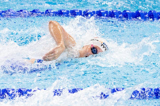 European Aquatics Championships Swimming Day 7 Barabara Lesniewska during European Aquatics Championships Swimming Day 7 in Paris, France, on August 16, 2026 Paris France  Copyright: xFotoxOlimpikx originalFilename:jastrzebowski-european260816_npHGV.jpg