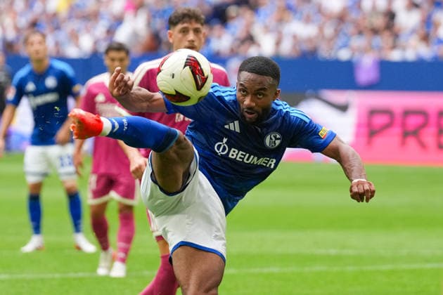 16.08.2026, xydrx, Herren, Fußball, Testspiel, FC Schalke 04 - Real Madrid, Saison 2026 2027, Veltins-Arena: Moussa Sylla (FC Schalke 04, 9) DFB regulations prohibit any use of photographs as image sequences and or quasi-video. *** August 16, 2026, xydrx, Men s, Soccer, Friendly Match, FC Schalke 04 vs. Real Madrid, 2026–2027 Season, Veltins Arena, Moussa Sylla, FC Schalke 04, 9 DFB regulations prohibit any use of photographs as image sequences and or quasi-video Copyright: HMBxMedia YannisxDreimann