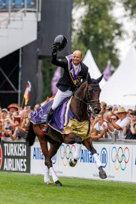 AACHEN - FEI World Championships 2026, AACHEN - FEI World Championships 2026 JUNG Michael (GER), Fischerchipmunk FRH Medal ceremony Individual Medaillenvergabe Einzelentscheidung FEI Eventing World Championship, WM, Weltmeisterschaft Jumping Final Team & Individual Aachen, Reitstadion Soers 16. August 2026 - *** 2026 FEI World Championships in Aachen, AACHEN FEI World Championships 2026 JUNG Michael GER, Fischerchipmunk FRH Medal Ceremony – Individual Eventing FEI World Championship Jumping Final – Team and Individual Events – Aachen, Soers Equestrian Stadium, August 16, 2026