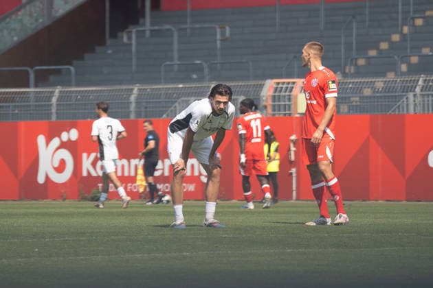 16.08.2026, xhfmx, Fussball Regionalliga Suedwest, FSV Mainz 05 U23 - FSV Frankfurt Filip Pandza (FSV Frankfurt, 22) (DFL DFB REGULATIONS PROHIBIT ANY USE OF PHOTOGRAPHS as IMAGE SEQUENCES and or QUASI-VIDEO) Mainz *** August 16, 2026, xhfmx, Regionalliga Southwest soccer, FSV Mainz 05 U23 vs. FSV Frankfurt, Filip Pandza (FSV Frankfurt), 22. DFL and DFB regulations prohibit any use of photographs as image sequences and or quasi-video footage in Mainz.