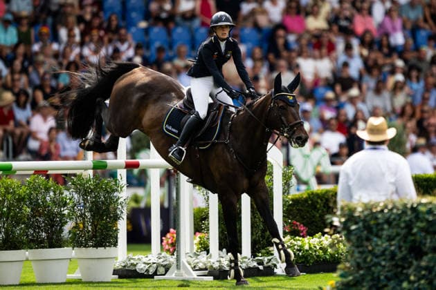 260816 Frida Andersen of Sweden with horse Box Leo compete in the Eventing Show Jumping Final during day 6 of the 2026 FEI World Championships on August 16, 2026 in Aachen. Photo: Emma Wallskog BILDBYRAN kod EW EW0687 ridsport equestrian rid-vm 2026 2026 fei world championships bbeng ridsport-vm fälttävlan eventing dressage dressyr *** August 16, 2026: Frida Andersen of Sweden, riding Box Leo, competes in the Eventing Show Jumping Final on Day 6 of the 2026 FEI World Championships in Aachen. 2026 in Aachen. Photo by Emma Wallskog, BILDBYRAN, code EW EW0687. equestrian sports, riding, 2026 World Championships, 2026 FEI World Championships, BBENG, equestrian sports, World Championships, eventing, dressage  Copyright: EMMAxWALLSKOG BB260816EW067