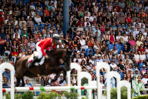 260816 Felix Vogg of Switzerland with horse Frieda compete in the Eventing Show Jumping Final during day 6 of the 2026 FEI World Championships on August 16, 2026 in Aachen. Photo: Emma Wallskog BILDBYRAN kod EW EW0687 ridsport equestrian rid-vm 2026 2026 fei world championships bbeng ridsport-vm fälttävlan eventing *** August 16, 2026: Felix Vogg of Switzerland, riding Frieda, competes in the Eventing Show Jumping Final on Day 6 of the 2026 FEI World Championships in Aachen. 2026 in Aachen. Photo by Emma Wallskog, BILDBYRAN, code EW EW0687. equestrian sports, riding, 2026 World Championships, 2026 FEI World Championships, BBENG, equestrian sports, World Championships, eventing  Copyright: EMMAxWALLSKOG BB260816EW070