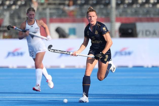 Belgium v New Zealand - FIH Women s Hockey World Cup 2026 WAVRE, BELGIUM - AUGUST 16 : Emma Puvrez of Belgium in action pictured during the FIH Women s Hockey World Cup 2026 first phase group pool C match between Belgium and New Zealand pictured on August 16, 2026 in Wavre, Belgium, 16-08-26 Wavre Belgium  Copyright: xXpix