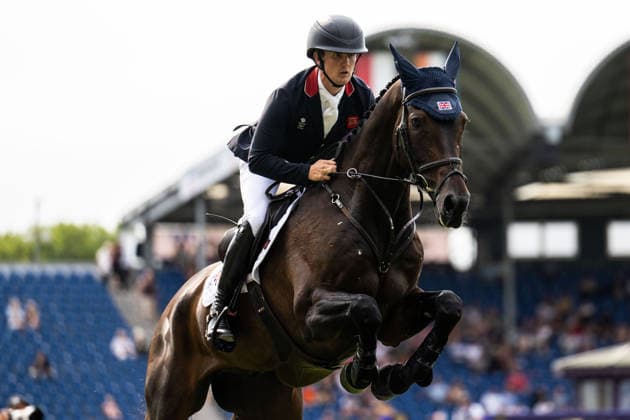 260816 Tom McEwen of Great Britain with horse JL Dublin compete in the Eventing Show Jumping Final during day 6 of the 2026 FEI World Championships on August 16, 2026 in Aachen. Photo: Emma Wallskog BILDBYRAN kod EW EW0687 ridsport equestrian rid-vm 2026 2026 fei world championships bbeng ridsport-vm fälttävlan eventing *** August 16, 2026: Tom McEwen of Great Britain, riding JL Dublin, competes in the Eventing Show Jumping Final on Day 6 of the 2026 FEI World Championships in Aachen. 2026 in Aachen. Photo by Emma Wallskog, BILDBYRAN, code EW EW0687. equestrian sports, riding, 2026 World Championships, 2026 FEI World Championships, BBENG, equestrian sports, World Championships, eventing  Copyright: EMMAxWALLSKOG BB260816EW079