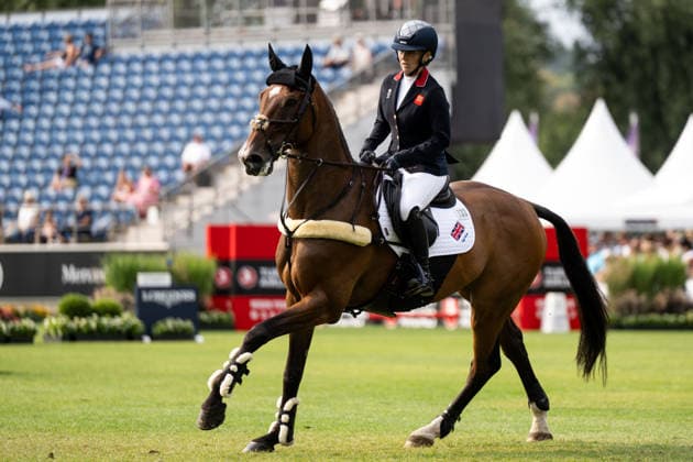 260816 Laura Collett of Great Britain with horse London compete in the Eventing Show Jumping Final during day 6 of the 2026 FEI World Championships on August 16, 2026 in Aachen. Photo: Emma Wallskog BILDBYRAN kod EW EW0687 ridsport equestrian rid-vm 2026 2026 fei world championships bbeng ridsport-vm fälttävlan eventing *** August 16, 2026: Laura Collett of Great Britain, riding London, competes in the Eventing Show Jumping Final on Day 6 of the 2026 FEI World Championships in Aachen. 2026 in Aachen. Photo by Emma Wallskog. BILDBYRAN code EW EW0687 equestrian sports riding 2026 World Championships 2026 FEI World Championships BBENG equestrian sports World Championships eventing  Copyright: EMMAxWALLSKOG BB260816EW080