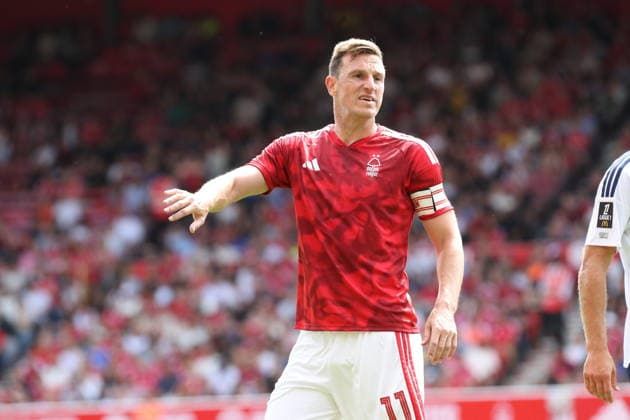 UK: Nottingham Forest v Stade Brestois 29, Friendly, 16 August 2026 Nottingham Forest s Chris Wood Nottingham The City Ground Nottinghamshire England Copyright: xDanxWestwell:xSPORTPIX.ORG.UKx