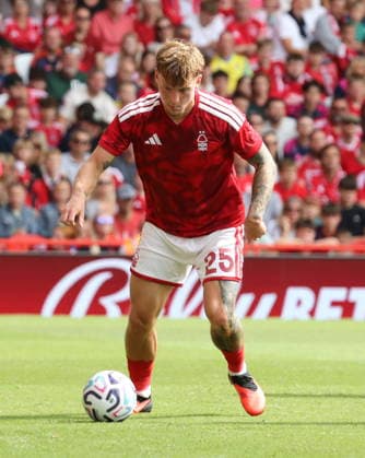 UK: Nottingham Forest v Stade Brestois 29, Friendly, 16 August 2026 Nottingham Forest s Luca Netz Nottingham The City Ground Nottinghamshire England Copyright: xDanxWestwell:xSPORTPIX.ORG.UKx
