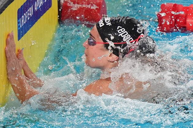 Benedetta Pilato win silver medal in the women s 50m breaststroke at the Swimming European Aquatics Championships Paris 2026, Paris, August 15 , 2026  Copyright: xDavidexSpada LaPressex