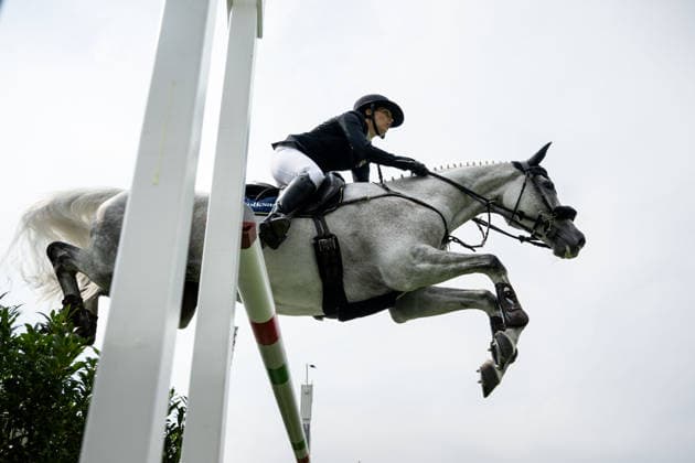 260816 Louise Romeike of Sweden with horse Caspian compete in the Eventing Show Jumping Final during day 6 of the 2026 FEI World Championships on August 16, 2026 in Aachen. Photo: Emma Wallskog BILDBYRAN kod EW EW0687 ridsport equestrian rid-vm 2026 2026 fei world championships bbeng ridsport-vm fälttävlan eventing *** August 16, 2026: Louise Romeike of Sweden, riding Caspian, competes in the Eventing Show Jumping Final on Day 6 of the 2026 FEI World Championships in Aachen. 2026 in Aachen. Photo by Emma Wallskog, BILDBYRAN, code EW EW0687. equestrian sports, riding, 2026 World Championships, 2026 FEI World Championships, BBENG, equestrian sports, World Championships, eventing  Copyright: EMMAxWALLSKOG BB260816EW088