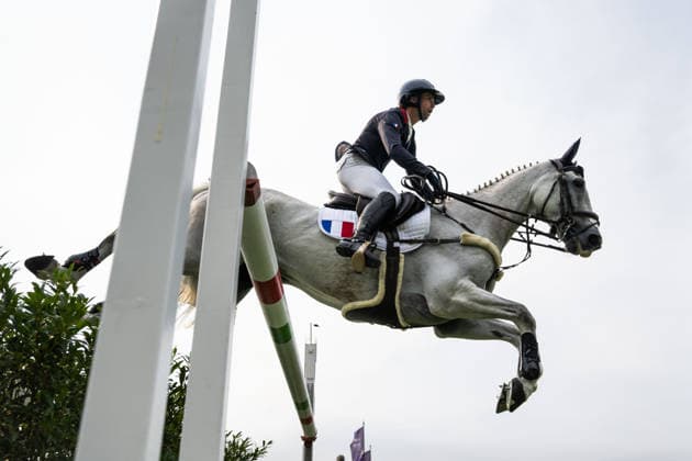 260816 Alexis Goury of France with horse Je Vall compete in the Eventing Show Jumping Final during day 6 of the 2026 FEI World Championships on August 16, 2026 in Aachen. Photo: Emma Wallskog BILDBYRAN kod EW EW0687 ridsport equestrian rid-vm 2026 2026 fei world championships bbeng ridsport-vm fälttävlan eventing *** August 16, 2026: Alexis Goury of France, riding Je Vall, competes in the Eventing Show Jumping Final on Day 6 of the 2026 FEI World Championships in Aachen. 2026 in Aachen. Photo by Emma Wallskog. BILDBYRAN code EW EW0687 equestrian sports riding 2026 World Championships 2026 FEI World Championships bbeng equestrian sports World Championships eventing  Copyright: EMMAxWALLSKOG BB260816EW090
