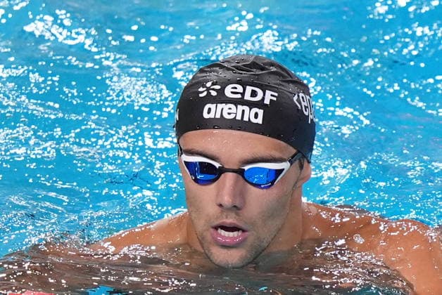 Thomas Ceccon win silver medal in the Men s 100m backstrok at the Swimming European Aquatics Championships Paris 2026, Paris, August 15 , 2026  Copyright: xDavidexSpada LaPressex