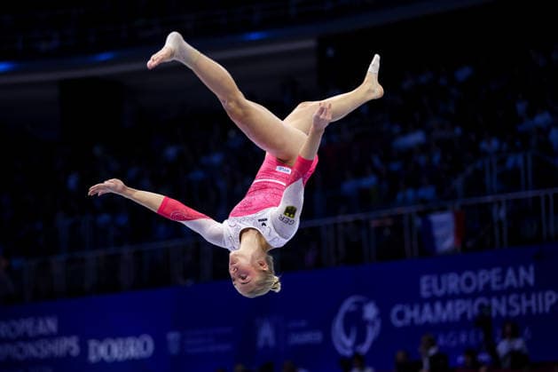 36th European Championships and 15th European Junior Championships in WomenÂ s Artistic Gymnastics - Finals Lea Marie Quaas of Germany competes on the Balance beam during Senior Women™s Team Final on day 4 of the 2026 Women s Artistic Gymnastics European Championships at Arena Zagreb on August 16, 2026 in Zagreb, Croatia.  IgorxKralj PIXSELL