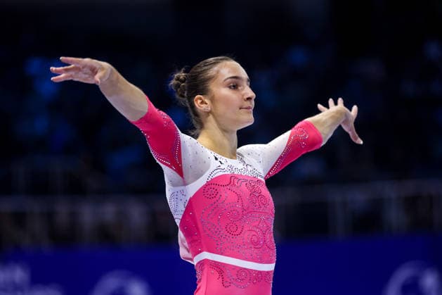 36th European Championships and 15th European Junior Championships in WomenÂ s Artistic Gymnastics - Finals Helen Kevric of Germany competes on the Balance beam during Senior Women™s Team Final on day 4 of the 2026 Women s Artistic Gymnastics European Championships at Arena Zagreb on August 16, 2026 in Zagreb, Croatia.  IgorxKralj PIXSELL