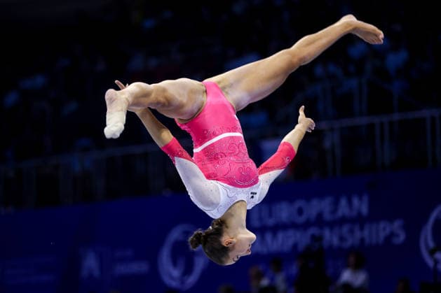 36th European Championships and 15th European Junior Championships in WomenÂ s Artistic Gymnastics - Finals Helen Kevric of Germany competes on the Balance beam during Senior Women™s Team Final on day 4 of the 2026 Women s Artistic Gymnastics European Championships at Arena Zagreb on August 16, 2026 in Zagreb, Croatia.  IgorxKralj PIXSELL