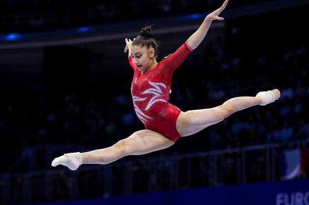 36th European Championships and 15th European Junior Championships in WomenÂ s Artistic Gymnastics - Finals Liudmila Roshchina of Russia competes on the Balance beam during Senior Women™s Team Final on day 4 of the 2026 Women s Artistic Gymnastics European Championships at Arena Zagreb on August 16, 2026 in Zagreb, Croatia.  IgorxKralj PIXSELL
