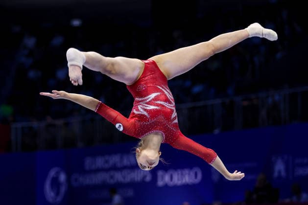 36th European Championships and 15th European Junior Championships in WomenÂ s Artistic Gymnastics - Finals Liudmila Roshchina of Russia competes on the Balance beam during Senior Women™s Team Final on day 4 of the 2026 Women s Artistic Gymnastics European Championships at Arena Zagreb on August 16, 2026 in Zagreb, Croatia.  IgorxKralj PIXSELL