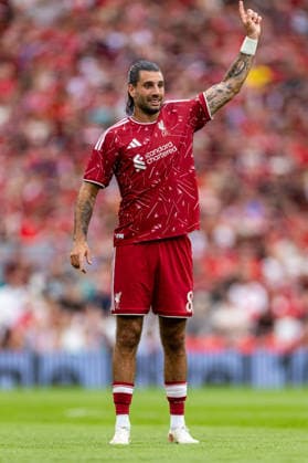 Football - Pre-Season Friendly - Liverpool FC v Como 1907 LIVERPOOL, ENGLAND - Sunday, August 16, 2026: Liverpool s Dominik Szoboszlai during a pre-season friendly match between Liverpool FC and Como 1907 at Anfield. (Photo by David Rawcliffe Propaganda) LIVERPOOL Anfield MERSEYSIDE ENGLAND  Copyright: xDavidxRawcliffex P2026-08-16-Liverpool_Como-81
