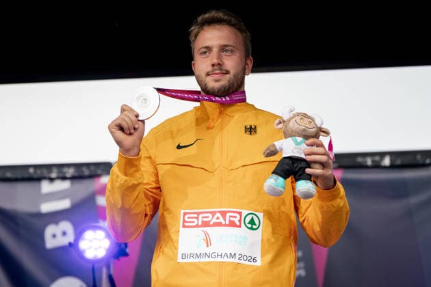 Nick Thumm (VfB Stuttgart, Speerwurf Maenner), GBR, Leichtathletik, Athletics, European Athletics Championships 2026, Leichtathletik Europameisterschaft 2026, Birmingham 2026, 09.08.2026, GBR, Leichtathletik, Athletics, European Athletics Championships 2026, Leichtathletik Europameisterschaft 2026, Birmingham 2026, 09.08.2026 Birmingham *** Nick Thumm, VfB Stuttgart, Men s Javelin Throw, GBR, Track and Field, Athletics, 2026 European Athletics Championships, 2026 European Track and Field Championships, Birmingham 2026, August 9, 2026, GBR, Track and Field, Athletics, 2026 European Athletics Championships, 2026 European Track and Field Championships, Birmingham 2026, August 9, 2026, Birmingham Copyright: xStefanxMayerx EP_SMR