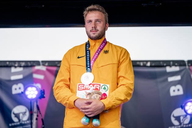 Nick Thumm (VfB Stuttgart, Speerwurf Maenner), GBR, Leichtathletik, Athletics, European Athletics Championships 2026, Leichtathletik Europameisterschaft 2026, Birmingham 2026, 09.08.2026, GBR, Leichtathletik, Athletics, European Athletics Championships 2026, Leichtathletik Europameisterschaft 2026, Birmingham 2026, 09.08.2026 Birmingham *** Nick Thumm, VfB Stuttgart, Men s Javelin Throw, GBR, Track and Field, Athletics, 2026 European Athletics Championships, 2026 European Track and Field Championships, Birmingham 2026, August 9, 2026, GBR, Track and Field, Athletics, 2026 European Athletics Championships, 2026 European Track and Field Championships, Birmingham 2026, August 9, 2026, Birmingham Copyright: xStefanxMayerx EP_SMR