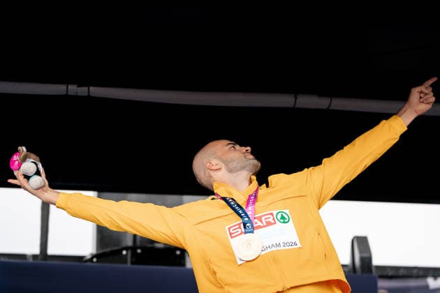 Julian Weber (USC Mainz, Speerwurf Maenner), GBR, Leichtathletik, Athletics, European Athletics Championships 2026, Leichtathletik Europameisterschaft 2026, Birmingham 2026, 09.08.2026, GBR, Leichtathletik, Athletics, European Athletics Championships 2026, Leichtathletik Europameisterschaft 2026, Birmingham 2026, 09.08.2026 Birmingham *** Julian Weber, USC Mainz, Men s Javelin Throw, GBR, Track and Field, Athletics, 2026 European Athletics Championships, 2026 European Track and Field Championships, Birmingham 2026, August 9, 2026, GBR, Track and Field, Athletics, 2026 European Athletics Championships, 2026 European Track and Field Championships, Birmingham 2026, August 9, 2026, Birmingham Copyright: xStefanxMayerx EP_SMR