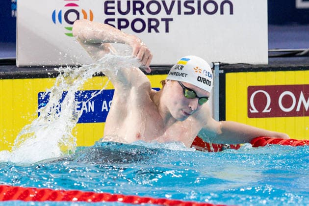 European Aquatics Championships Swimming Day 7 Nikita Sheremet during European Aquatics Championships Swimming Day 7 in Paris, France, on August 16, 2026 Paris France  Copyright: xFotoxOlimpikx originalFilename:jastrzebowski-european260816_npBnB.jpg