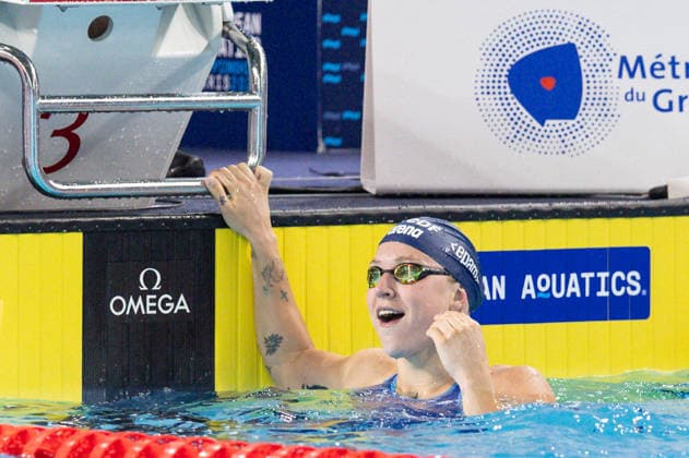 European Aquatics Championships Swimming Day 7 Ruta Meilutyte during European Aquatics Championships Swimming Day 7 in Paris, France, on August 16, 2026 Paris France  Copyright: xFotoxOlimpikx originalFilename:jastrzebowski-european260816_npPF9.jpg