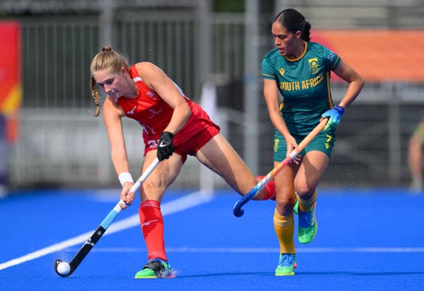 Hockey World Cup Day Two Alice Atkinson of England during the match between England and South Africa in Pool D of the 2026 FIH Hockey World Cup at Wagener Stadium, Amstelveen 16 08 2026 UK Newspapers OUT Copyright: xGraemexWilcocksonx FIL-23788-0080