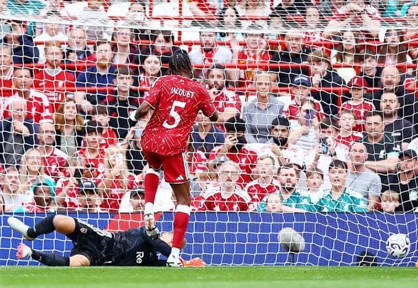 Jeremy Jacquet of Liverpool scores a goal to make it 2-0 Liverpool v Como, Pre Season Friendly, Football, Anfield, Liverpool, UK - 16 Aug 2026Liverpool Anfield United Kingdom EDITORIAL USE ONLY No use with unauthorised audio, video, data, fixture lists, club league logos or live services. Online in-match use limited to 120 images, no video emulation. No use in betting, games or single club league player publications.  Copyright: xMattxWest Shutterstockx 17070164m
