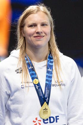 European Aquatics Championships Swimming Day 7 Ruta Meilutyte during European Aquatics Championships Swimming Day 7 in Paris, France, on August 16, 2026 Paris France  Copyright: xFotoxOlimpikx originalFilename:jastrzebowski-european260816_npLQ9.jpg