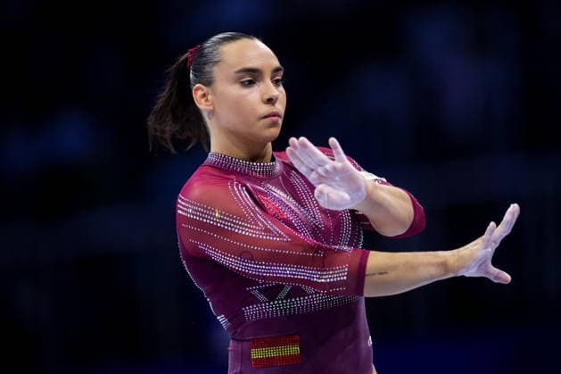 36th European Championships and 15th European Junior Championships in WomenÂ s Artistic Gymnastics - Finals Alba Petisco of Spain competes on the Balance beam during Senior Women™s Team Final on day 4 of the 2026 Women s Artistic Gymnastics European Championships at Arena Zagreb on August 16, 2026 in Zagreb, Croatia.  IgorxKralj PIXSELL