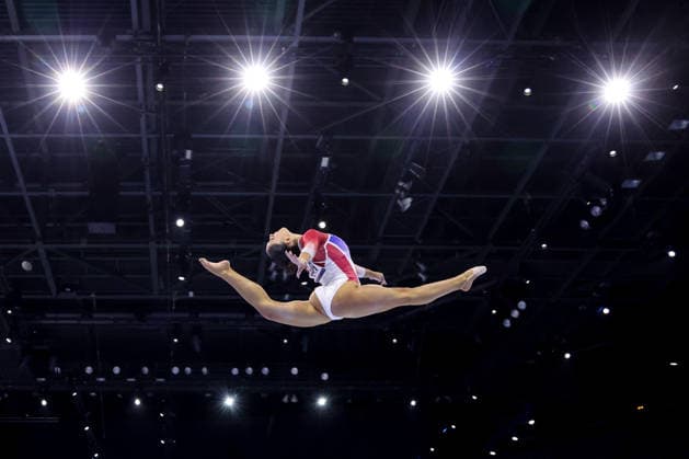 36th European Championships and 15th European Junior Championships in WomenÂ s Artistic Gymnastics - Finals Maiana Prat of France competes on the Balance beam during Senior Women™s Team Final on day 4 of the 2026 Women s Artistic Gymnastics European Championships at Arena Zagreb on August 16, 2026 in Zagreb, Croatia.  IgorxKralj PIXSELL