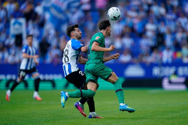 ESP: RCD Espanyol - Levante UD. La Liga EA Sports. Macthday 1 Javi Hernandez of RCD Espanyol during the La Liga EA Sports match between RCD Espanyol and Levante UD played at RCDE Stadium on August 16, 2026 in Barcelona, Spain. kpng Copyright: xSergioxRuizx xPRESSINPHOTOx PS_2627_ESP_LEV_007