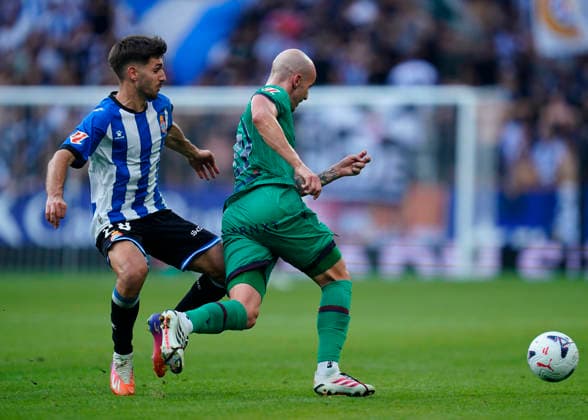 ESP: RCD Espanyol - Levante UD. La Liga EA Sports. Macthday 1 Javi Hernandez of RCD Espanyol during the La Liga EA Sports match between RCD Espanyol and Levante UD played at RCDE Stadium on August 16, 2026 in Barcelona, Spain. kpng Copyright: xSergioxRuizx xPRESSINPHOTOx PS_2627_ESP_LEV_010