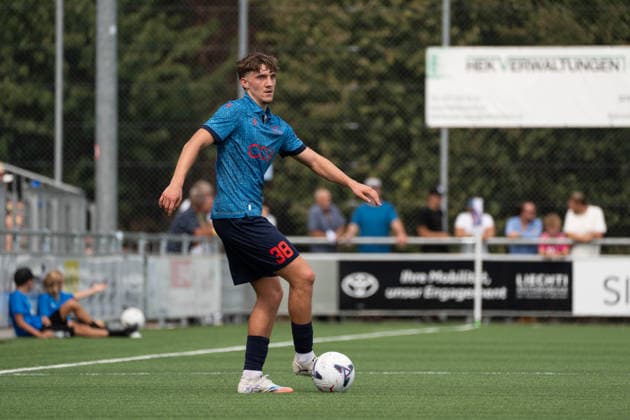 KERZERS, FRIBOURG, SWITZERLAND - AUGUST 16: Ryan Kessler of FC Sion during the Swiss Cup first round match between FC Kerzers and FC Sion at Stadion Erli on August 16, 2026 in Kerzers, Fribourg, Switzerland.  Copyright: xLivioxBaeriswylx xSPPx Sportspressphoto_SPR209043