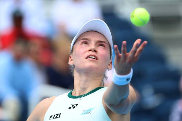 August 16, 2026, Mason, Oh, USA: Cincinnati Open Tennis 2026 - Elena Rybakina hits a ball against Taylor Townsend. 2026 08 16. Cincinnati Open Tennis 2026  - ZUMAn24_ 20260816_zaf_n24_038 Copyright: xWallyxNellx