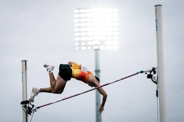Gillian Ludwig (Schweriner SC, Stabhochsprung Maenner), GBR, Leichtathletik, Athletics, European Athletics Championships 2026, Leichtathletik Europameisterschaft 2026, Birmingham 2026, 09.08.2026, GBR, Leichtathletik, Athletics, European Athletics Championships 2026, Leichtathletik Europameisterschaft 2026, Birmingham 2026, 09.08.2026 Birmingham *** Gillian Ludwig Schweriner SC, Men s Pole Vault, GBR, Track and Field, Athletics, 2026 European Athletics Championships, 2026 European Track and Field Championships, Birmingham 2026, August 9, 2026, GBR, Track and Field, Athletics, 2026 European Athletics Championships, 2026 European Track and Field Championships, Birmingham 2026, August 9, 2026, Birmingham Copyright: xStefanxMayerx EP_SMR