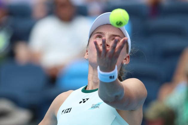 August 16, 2026, Mason, Oh, USA: Cincinnati Open Tennis 2026 - Elena Rybakina hits a ball against Taylor Townsend. 2026 08 16. ZUMAPress Mason USA - ZUMAn24_ 20260816_zaf_n24_026 Copyright: xWallyxNellx