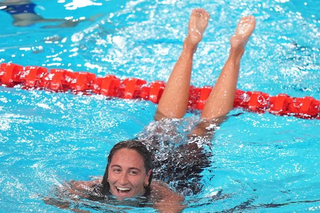 Simona Quadarella win gold medal in the Women s 400m freestyle at the Swimming European Aquatics Championships Paris 2026, Paris, August 15 , 2026  Copyright: xDavidexSpada LaPressex