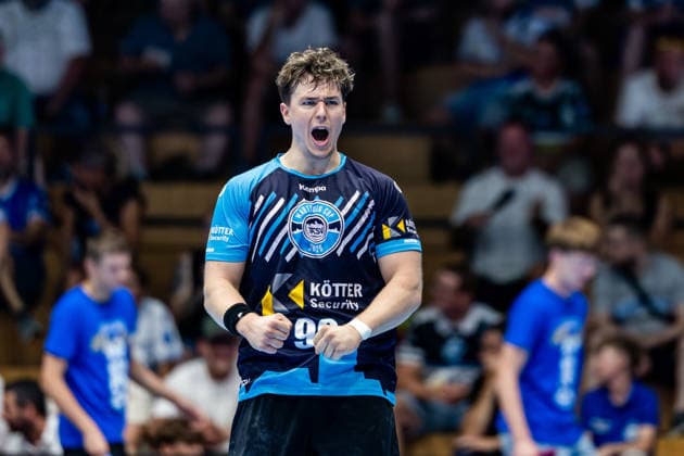 16.08.2026, GER, Handball, Maenner, Saison 26 27, Wartburg-Cup presented by Koetter Security, ThSV Eisenach - TBV Lemgo Lippe Tillman Leu (ThSV Eisenach,99) 99817 Eisenach Werner-Assmann-Halle Am Sportp Thueringen Deutschland *** August 16, 2026, GER, Handball, Men, Season 26–27, Wartburg Cup presented by Koetter Security, ThSV Eisenach vs. TBV Lemgo Lippe, Tillman Leu (ThSV Eisenach), 99 99817 Eisenach, Werner Assmann Hall, Am Sportpark, Thuringia, Germany