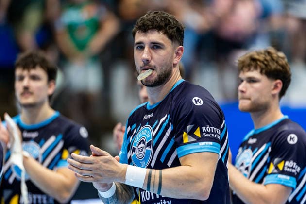 16.08.2026, GER, Handball, Maenner, Saison 26 27, Wartburg-Cup presented by Koetter Security, ThSV Eisenach - TBV Lemgo Lippe Justin Kurch (ThSV Eisenach,52) 99817 Eisenach Werner-Assmann-Halle Am Sportp Thueringen Deutschland *** August 16, 2026, GER, Handball, Men, Season 26–27, Wartburg Cup presented by Koetter Security, ThSV Eisenach vs. TBV Lemgo Lippe, Justin Kurch (ThSV Eisenach), 52 99817 Eisenach, Werner Assmann Hall, Am Sportpark, Thuringia, Germany
