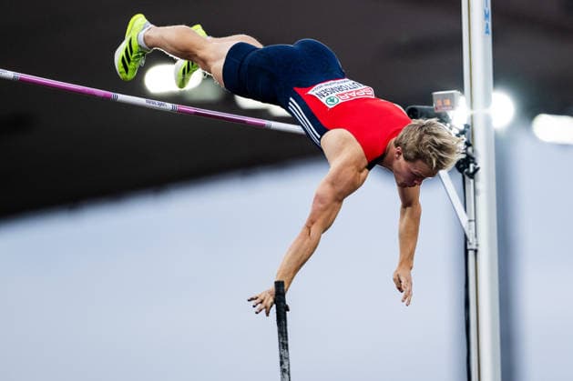 260816 Sondre Mogens Guttormsen of Norway competes in men s pole vault final during day 7 of the 2026 European Athletics Championships on August 16, 2026 in Birmingham. Photo: Mathias Bergeld BILDBYRAN kod MB MT1072 friidrott athletics friidrett friidrotts-em em friidretts-em 2026 european athletics championships 7 bbeng *** August 16, 2026: Sondre Mogens Guttormsen of Norway competes in the men’s pole vault final during Day 7 of the 2026 European Athletics Championships on August 16, 2026 in Birmingham. Photo by Mathias Bergeld, BILDBYRAN, code MB MT1072. track and field, athletics, friidrett, friidrotts EM, 2026 European Athletics Championships, Day 7  Copyright: MATHIASxBERGELD BB260816MB087