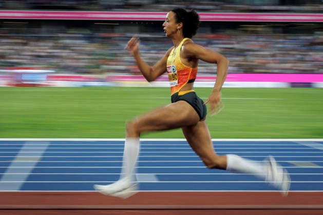 BIRMINGHAM, GREAT BRITAIN - AUGUST 16, 2026: Malaika MIHAMBO (GER Germany) competing in the long jump during the European Athletics Championships at Alexander Stadium on August 16, 2026 in Birmingham, Great Britain. Great Britain Copyright: xAxelxKohringx