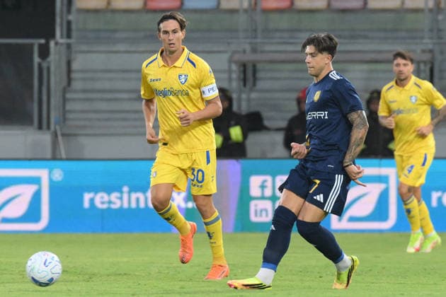 SOCCER - Coppa Italia - Frosinone Calcio vs. SS Juve Stabia Photo by IPA ABACAPRESS.COM87549688 - Nicola Patane of SS Juve Stabia in action during the Coppa Italia Freccia Rossa match between Frosinone Calcio and SS Juve Stabia at Benito Stirpe Stadium Frosinone Italy  Copyright: xIPAxSport ABACAx