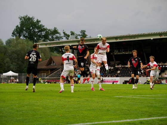 Alexander Groiss (VfB Stuttgart U23, 06) klaert Einwurf GER, Fussball, VfB Stuttgart II vs. Viktoria Koeln, 3. Liga, 2. Spieltag, Saison 2026 2027, 16.08.2026 GER, Fussball, VfB Stuttgart II vs. Viktoria Koeln, 3. Liga, 2. Spieltag, Saison 2026 2027, 16.08.2026 Aspach *** Alexander Groiss, VfB Stuttgart U23, 06 takes a throw-in, GER, Soccer, VfB Stuttgart II vs. Viktoria Cologne, 3. Liga, Matchday 2, 2026–2027 season, August 16, 2026 GER, Soccer, VfB Stuttgart II vs. Viktoria Cologne, 3. Liga, Matchday 2, 2026–2027 season, August 16, 2026 Aspach Copyright: xCarstenxSchweringx EP_CSG